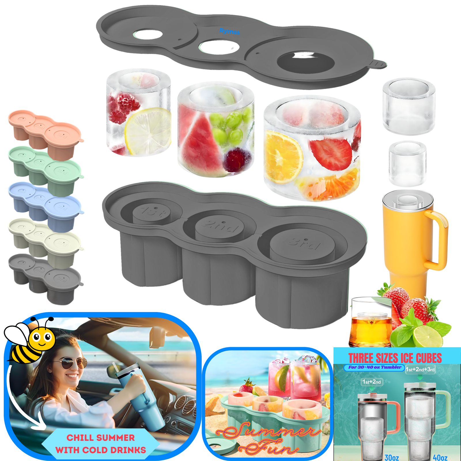 You are currently viewing Chill Out with the Rymss Ice Cube Tray: The Perfect Companion for Your Stanley Cups and Tumblers